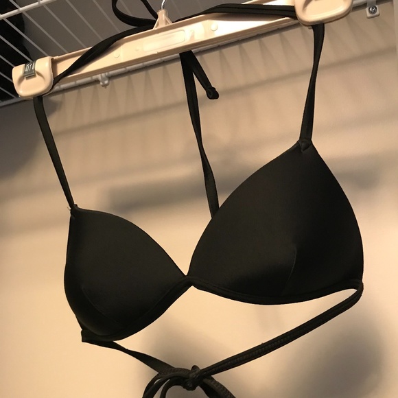 Liquid-Gel Bikini Top- MaxCleavage, Liquorice - Picture 1 of 5